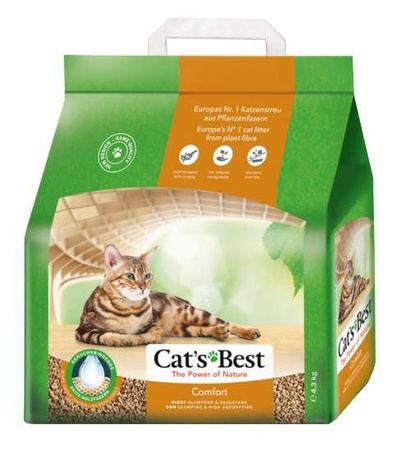 Ekologiczny żwirek dla kota Comfort Cat`s Best 7L / 3kg